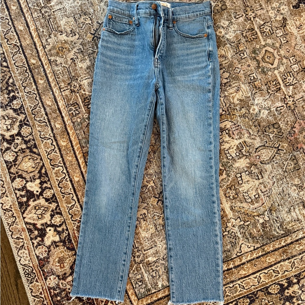 Madewell Light Blue Straight Leg Jeans